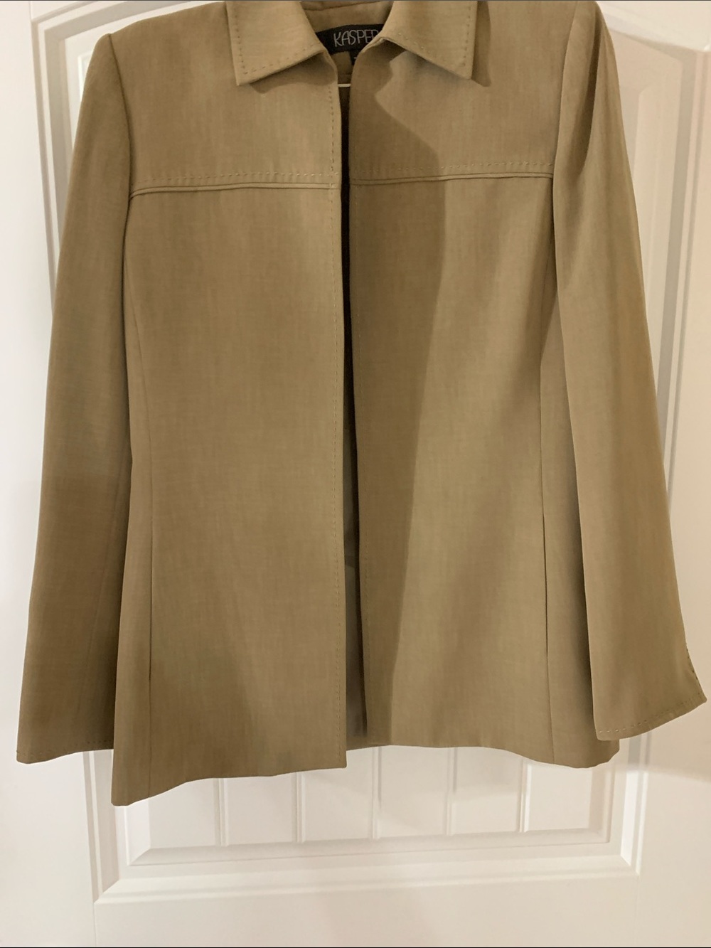 Kasper Women's Beige/Tan Skirt-Style Jacket
